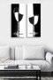 Wallity Cuadros Decorativos de MDF Multicolor (2 Piezas)